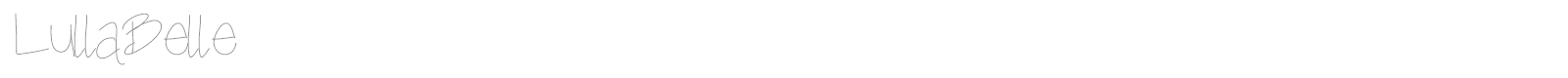 Lulla Belle font preview