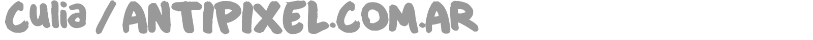 Culia font preview
