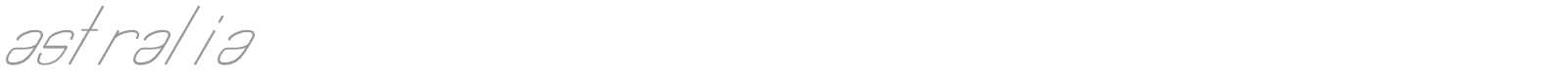 Astralia font preview