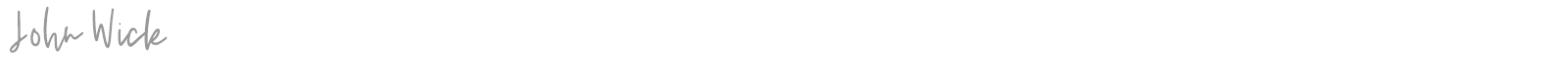 John Wick font preview