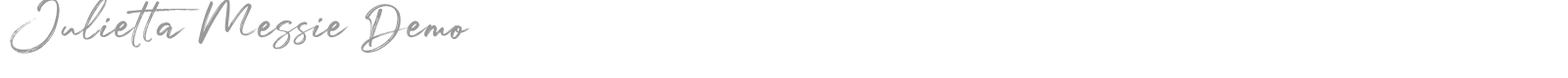 Julietta Messie font preview