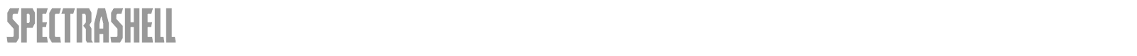 Spectrashell font preview