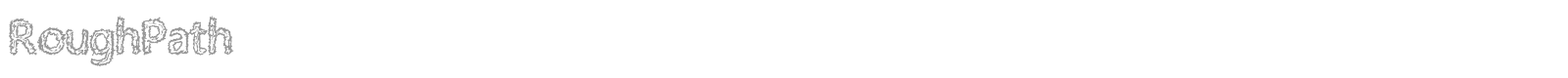Rough Path font preview