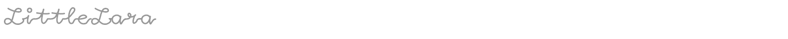 Little Lara font preview