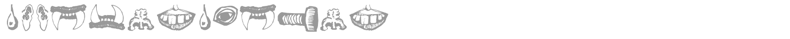 Monster Masher font preview