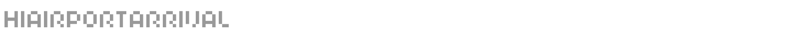 Hiairport font preview