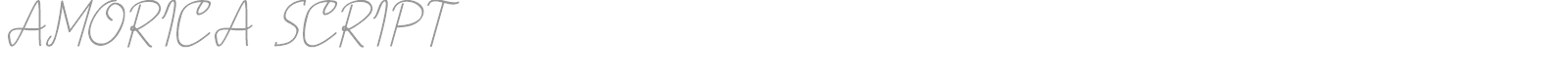 Amorica Sans font preview