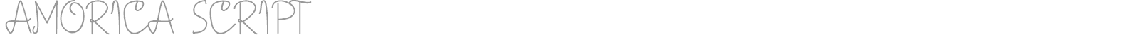 Amorica Sans font preview