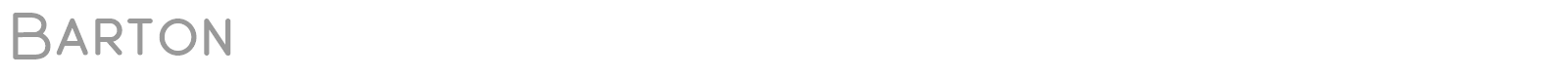 Barton font preview