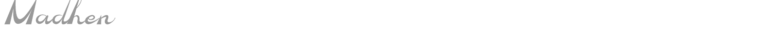 Madhen font preview