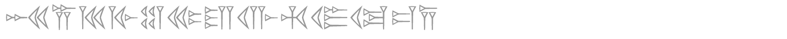 Easy Cuneiform font preview