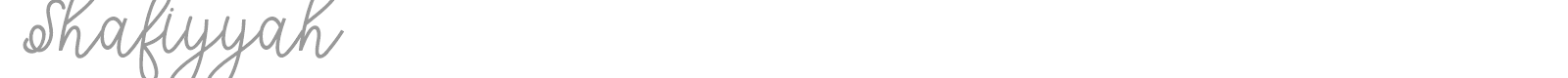 Shafiyyah font preview