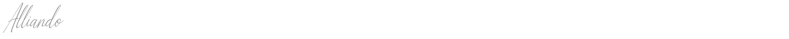 Alliando font preview
