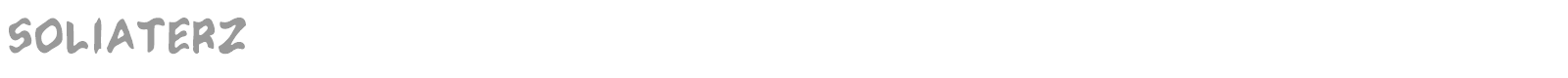 Soliaterz font preview