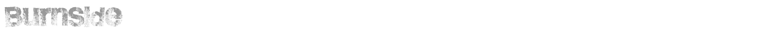 Burn Side font preview