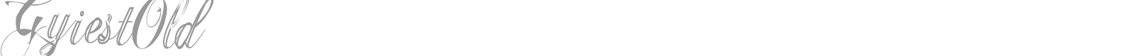 Gyiest Old font preview