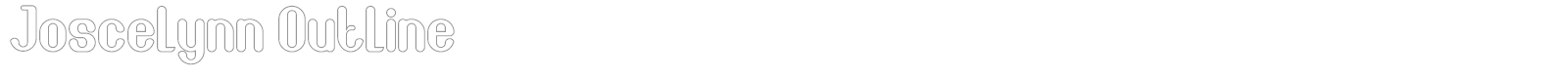 Joscelynn font preview
