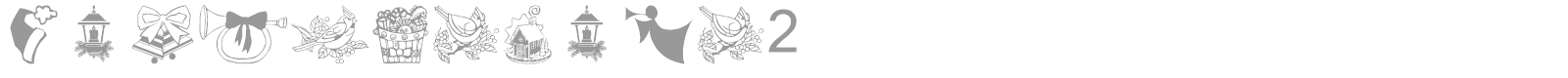 WM Christmas font preview