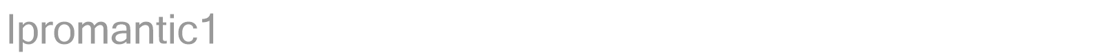 LP Romantic 1 font preview