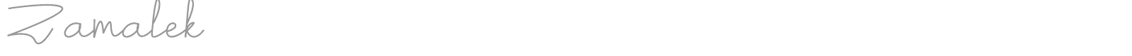 Zamalek font preview