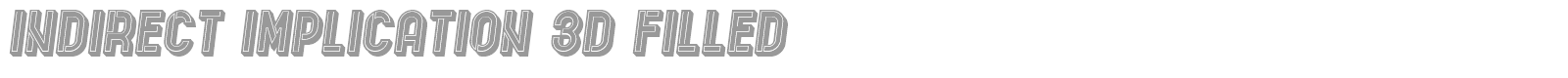 Indirect Implication font preview