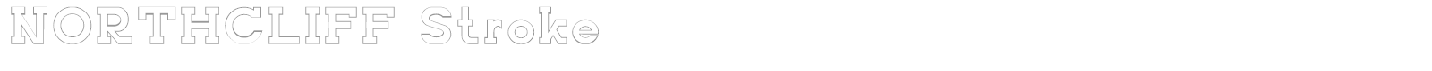 Northcliff font preview