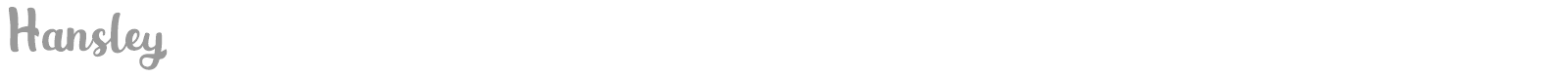 Hansley font preview
