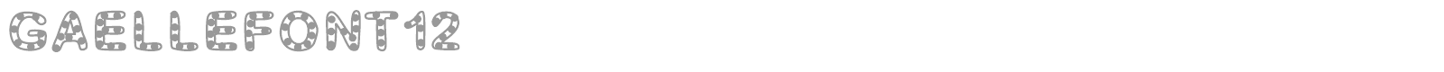 Gaelle font preview