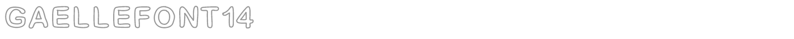 Gaelle font preview