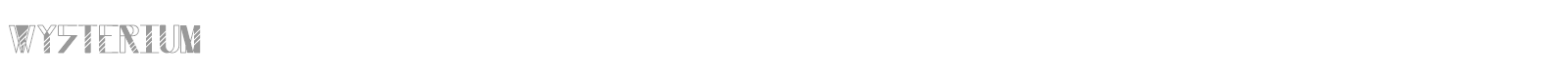 Wysterium font preview