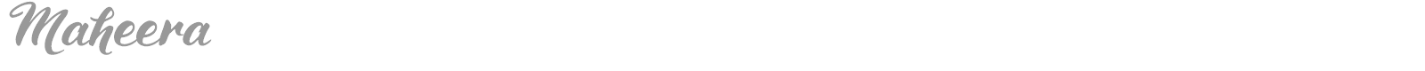 Maheera font preview