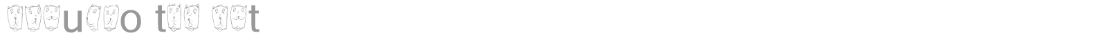 Claudio the Cat font preview