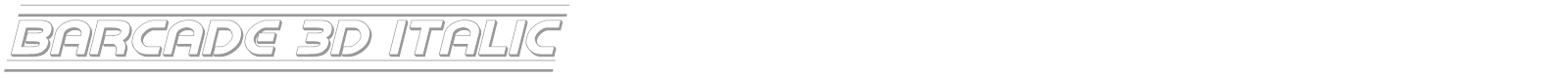 Barcade font preview