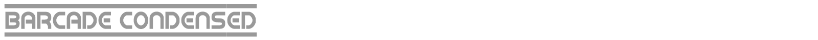 Barcade font preview