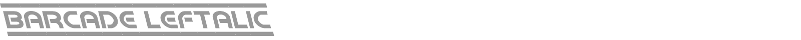 Barcade font preview