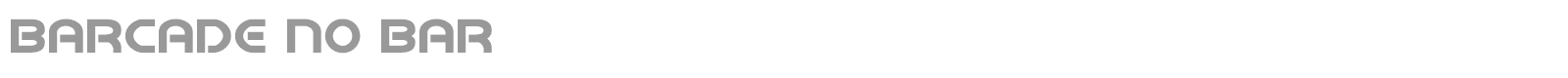 Barcade font preview