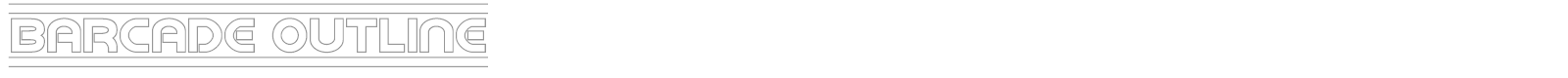 Barcade font preview