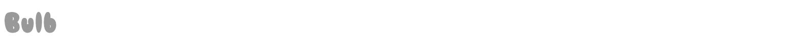 Bulb font preview