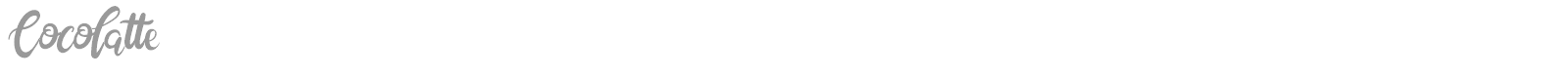 Cocolatte font preview