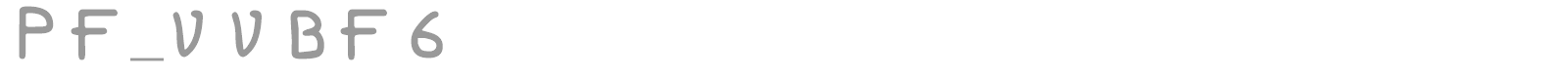 PFveryverybadfont font preview