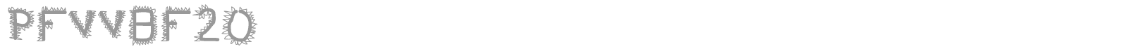 PFveryverybadfont font preview