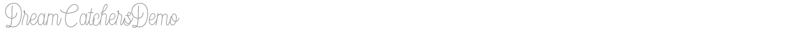 Dream Catchers font preview