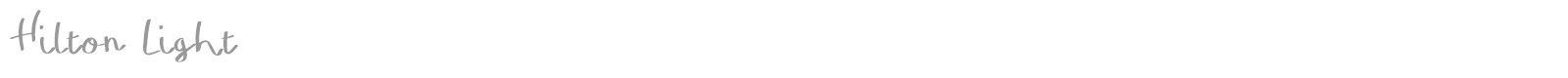 Hilton font preview