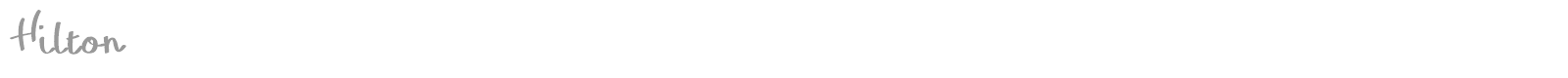 Hilton font preview