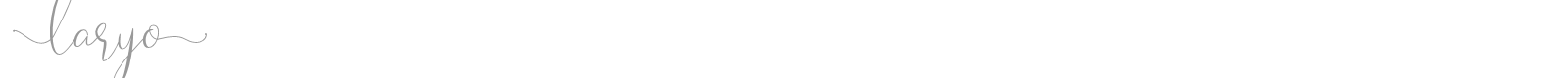 Laryo font preview