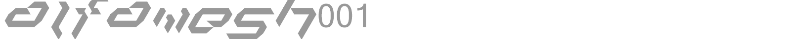 Alfamesh 001 font preview