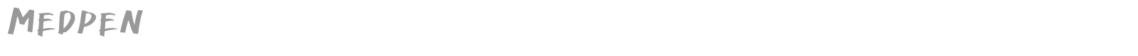 MedPen font preview