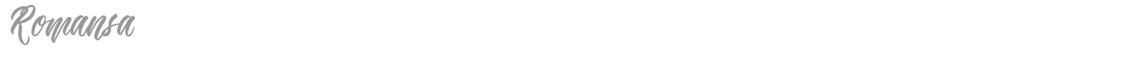 Romansa font preview