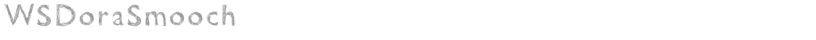 WS Dora Smooch font preview
