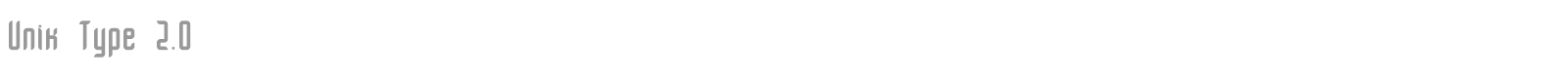 Unik Type font preview